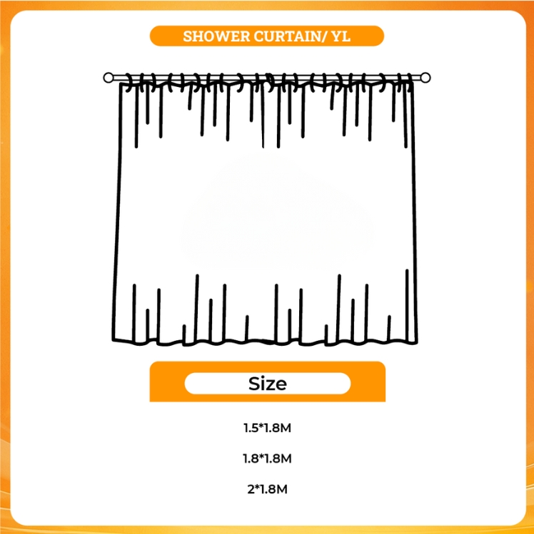 3D shower curtain - J. Cole UK Shop