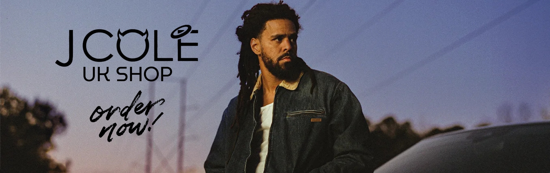 J. Cole UK Shop Banner - J. Cole UK Shop