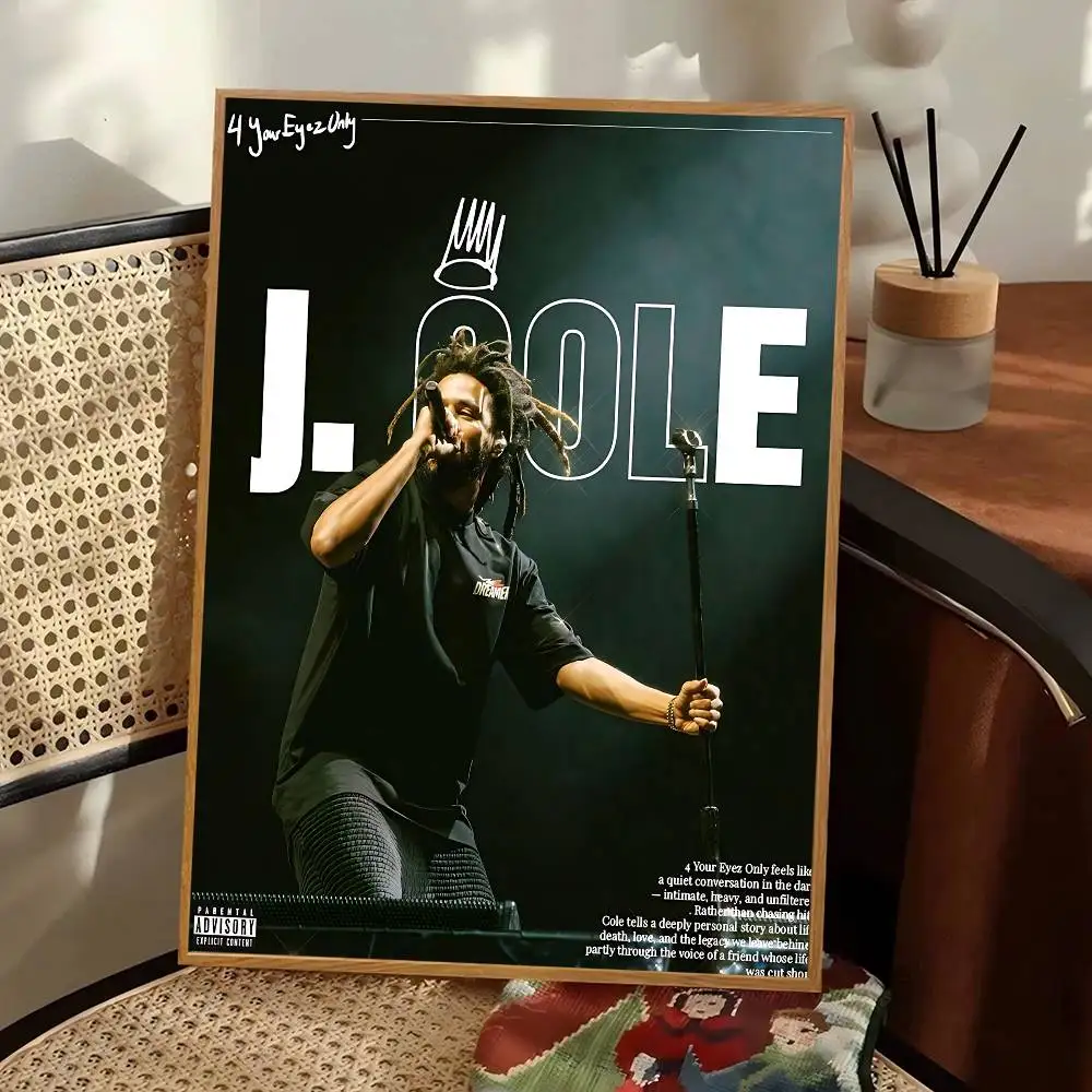 On Stage Rapper J-Cole Wall Art