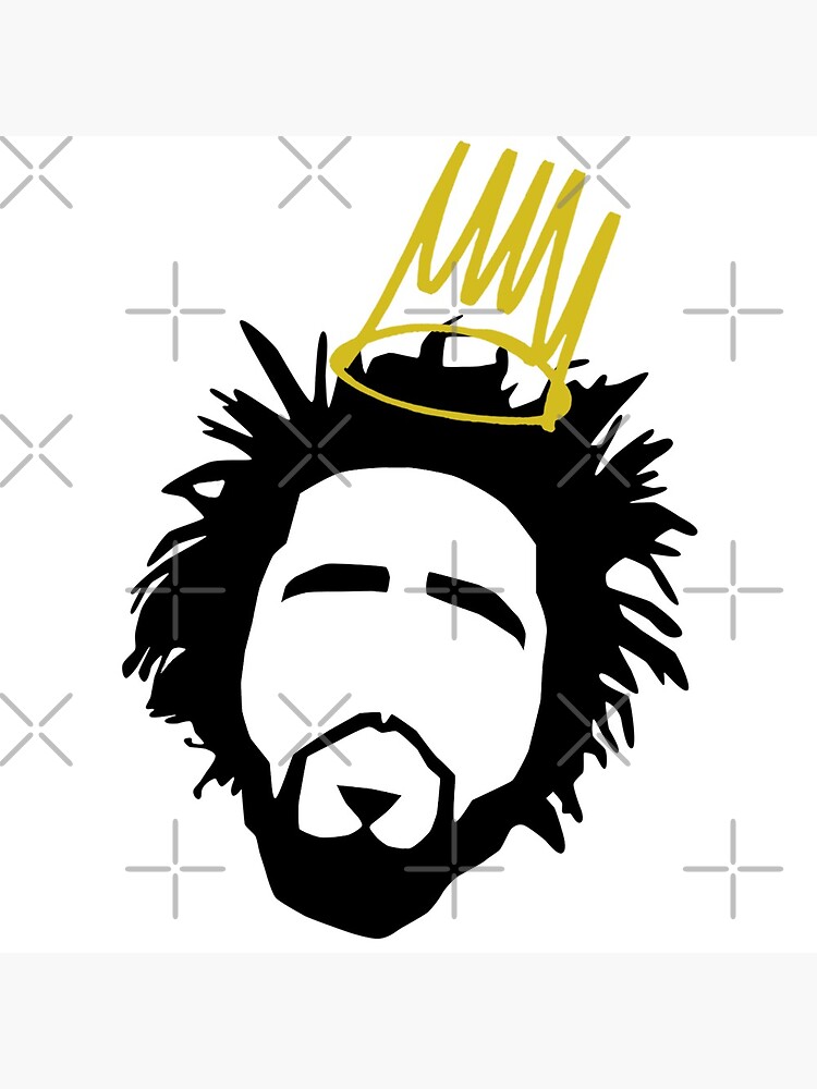 J Cole King Throw Pillow - Image 2