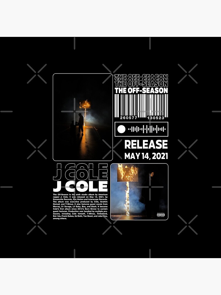 J Cole The Off-season Throw Pillow - Image 2