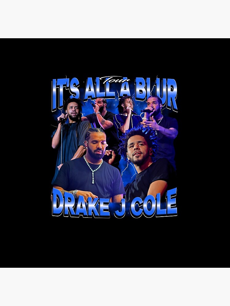 J Cole And Drake It S All The Blur Throw Pillow - Image 2