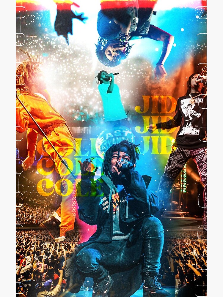J Cole X Jid Poster Shower Curtain - Image 2