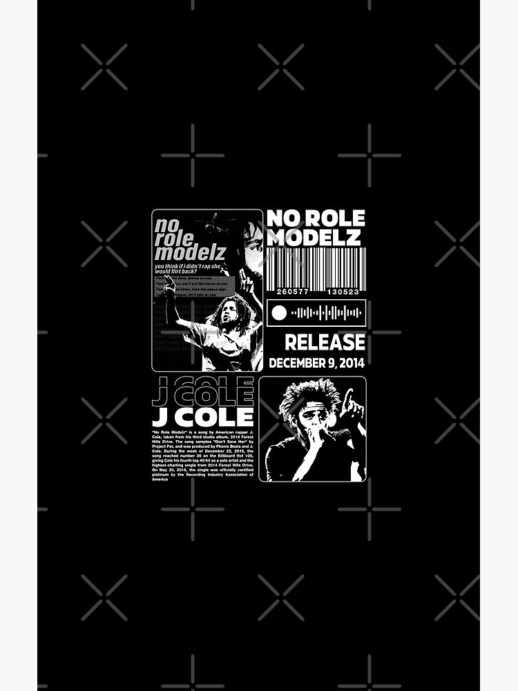 J Cole Rapper No Role Modelz Shower Curtain - Image 2
