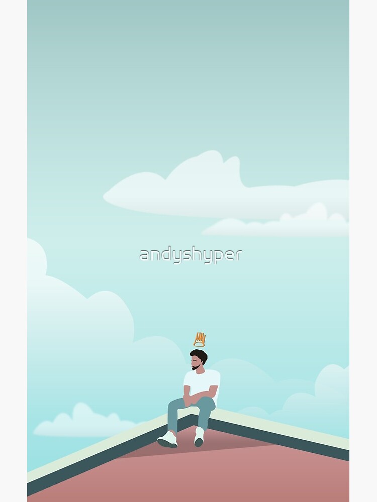 J Cole 2014 Forest Hills Drive X Born Sinner Poster Shower Curtain - Image 2