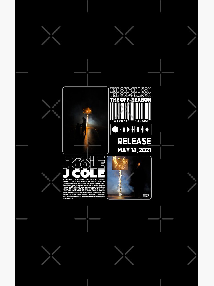 J Cole Rapper Release May 14 Shower Curtain - Image 2