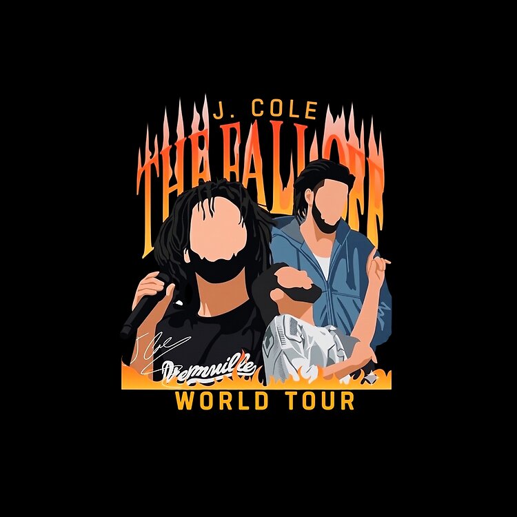 J Cole The Fall-off World Tour 2026 Tote Bag - Image 2