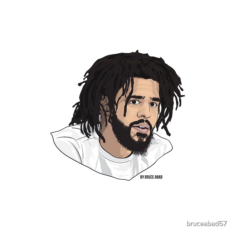 J Cole Fan Art Tote Bag - Image 2