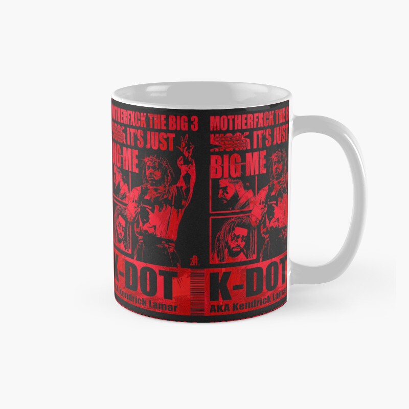K Dot Red Mug