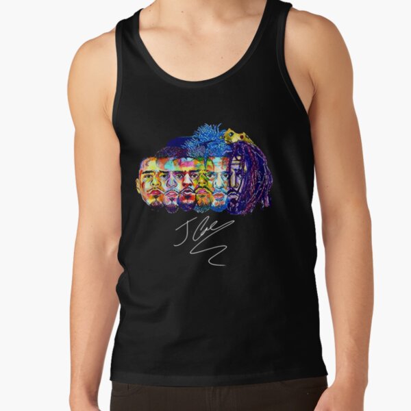 J Cole Rapper Vintage Rap Music Tank Top