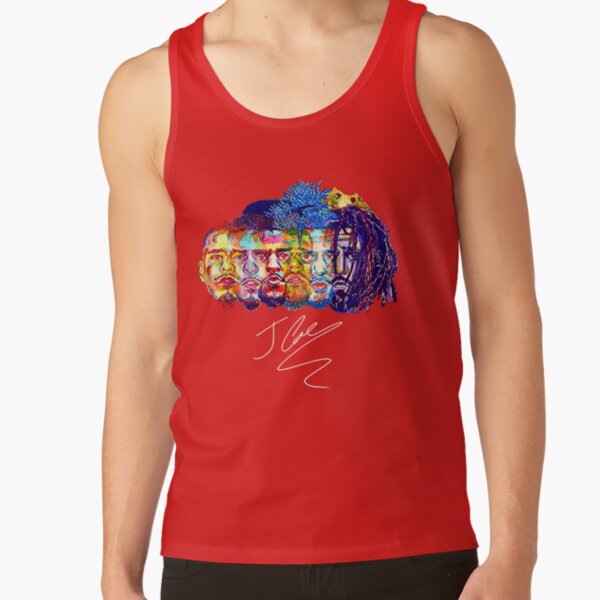 J Cole Rapper Vintage Rap Music Tank Top - Image 4
