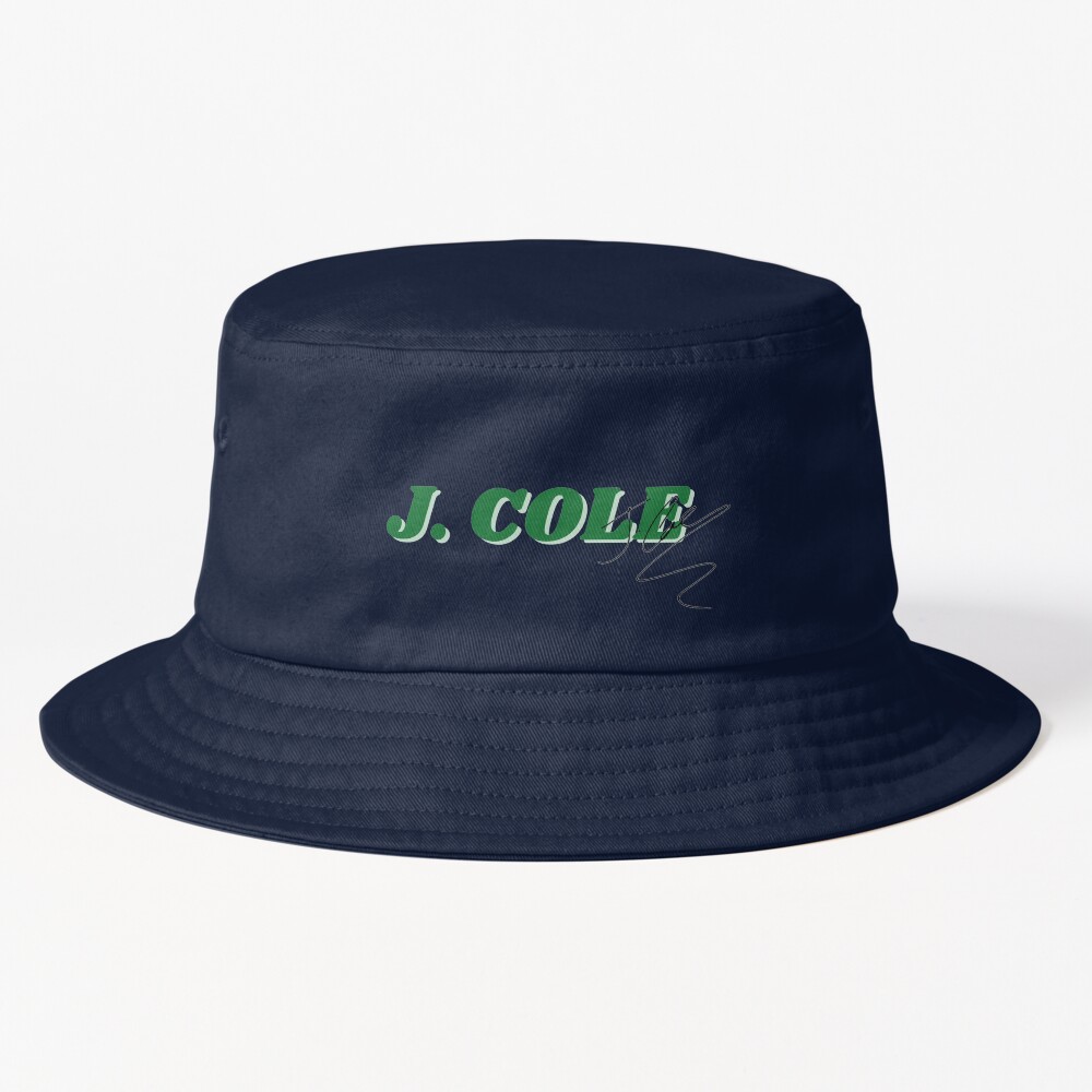 J Cole Green Signature Bucket Hat