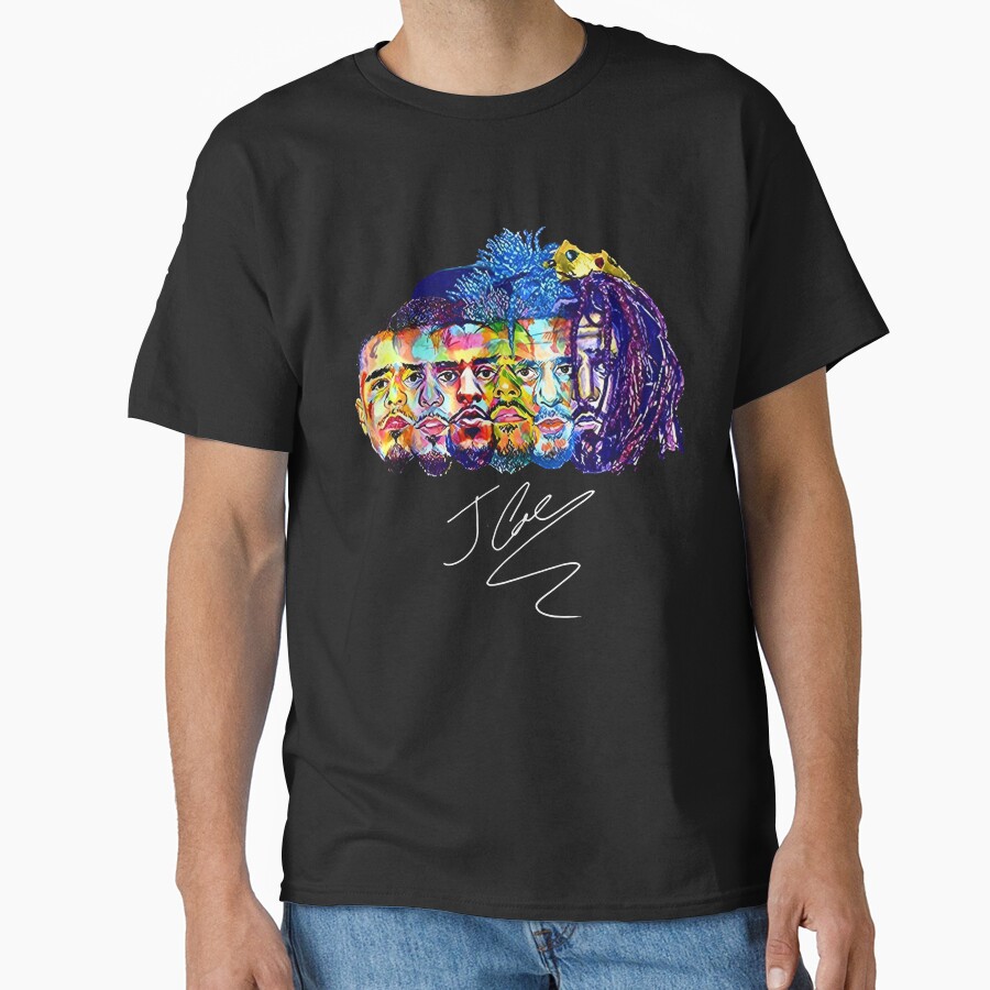 J Cole Rapper Vintage Rap Music T-shirt
