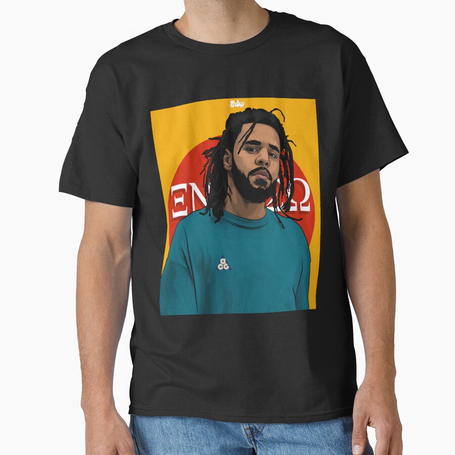 Jcole Yellow Backgrond T-shirt - Image 2