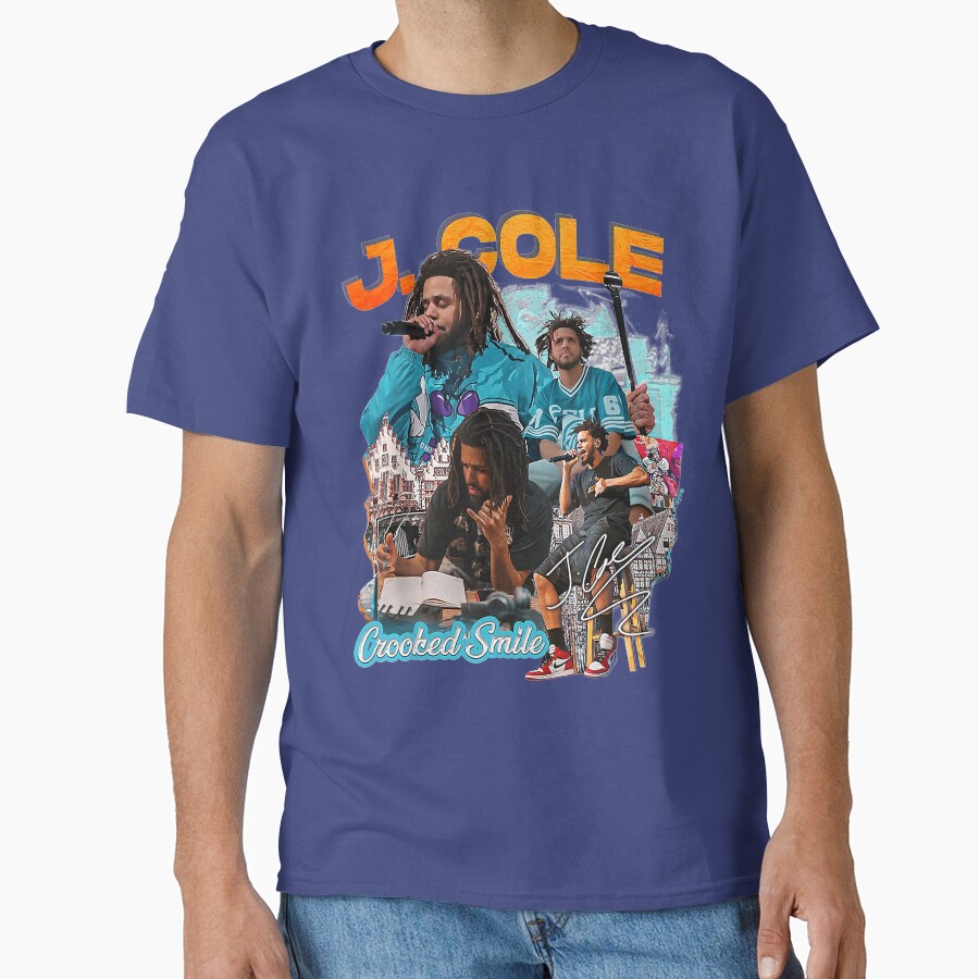 Cole Tee For Men Women Rapper Retro Vintage T-shirt - Image 4