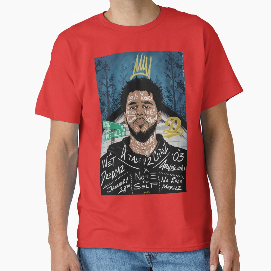 J Cole Forest Hills Drive T-shirt - Image 5