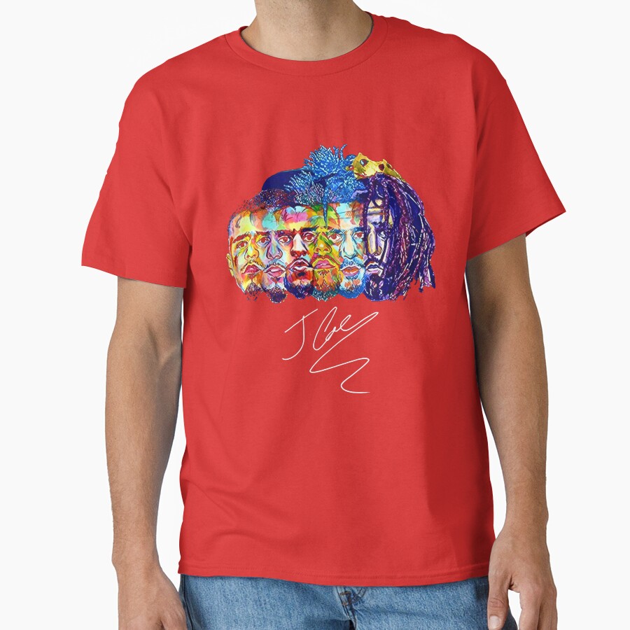 J Cole Rapper Vintage Rap Music T-shirt - Image 5
