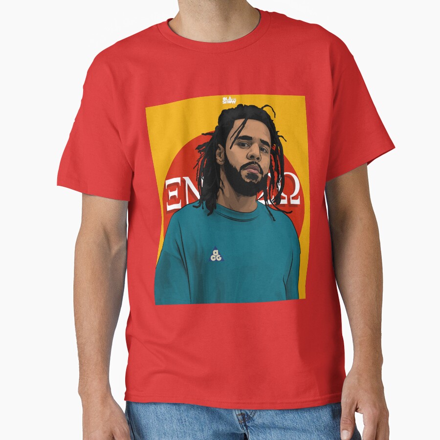 Jcole Yellow Backgrond T-shirt - Image 5