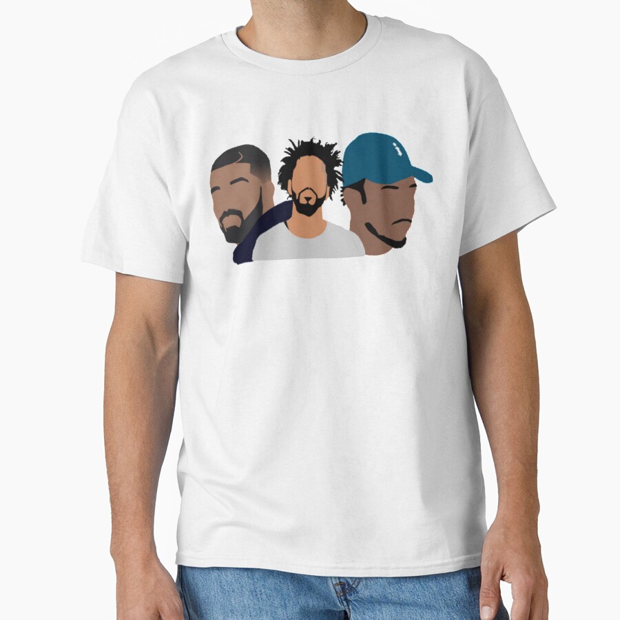 Drake J Cole Kendrick Lamar Art T-shirt