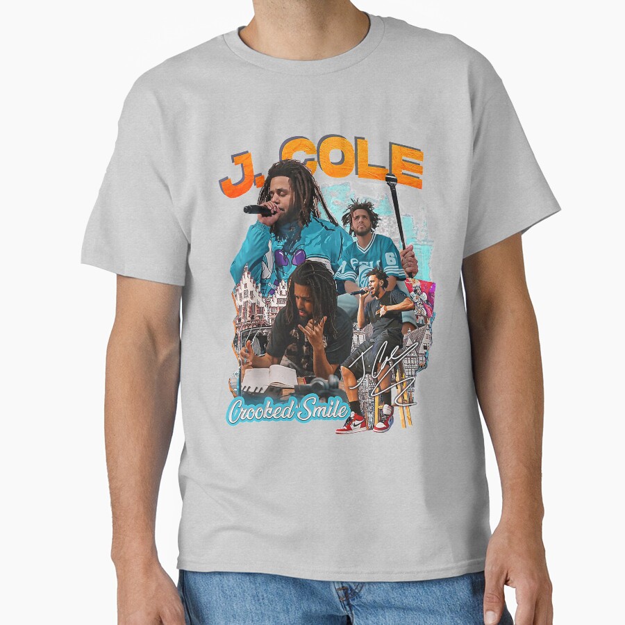 Cole Tee For Men Women Rapper Retro Vintage T-shirt - Image 3