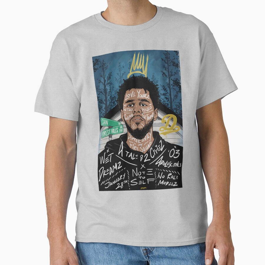 J Cole Forest Hills Drive T-shirt - Image 4