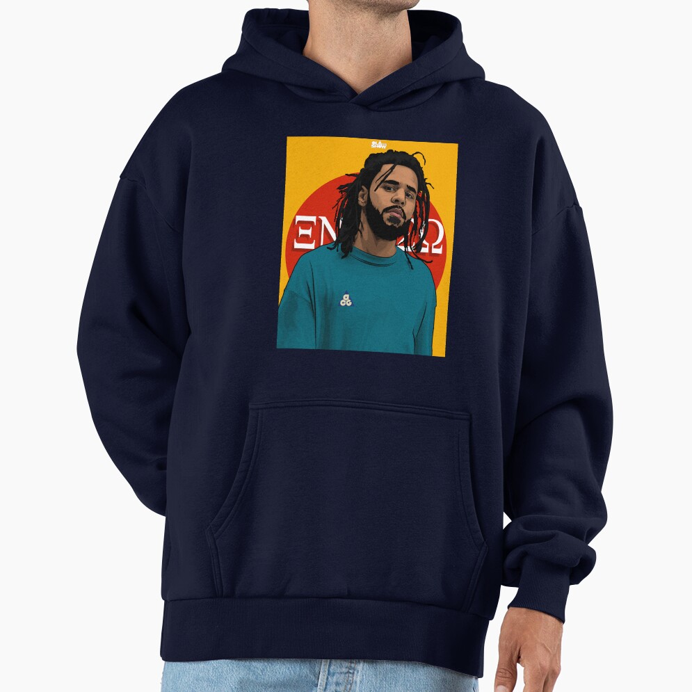 Jcole Yellow Backgrond Hoodie - Image 5
