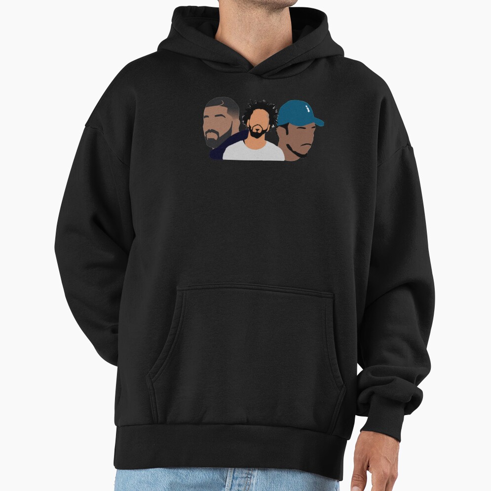 Drake J Cole Kendrick Lamar Art Hoodie - Image 2