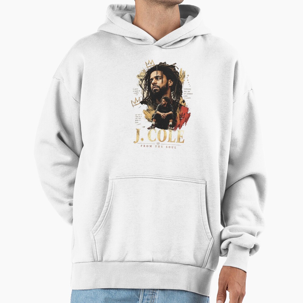 J Cole Vintage Rap Hoodie - Image 2