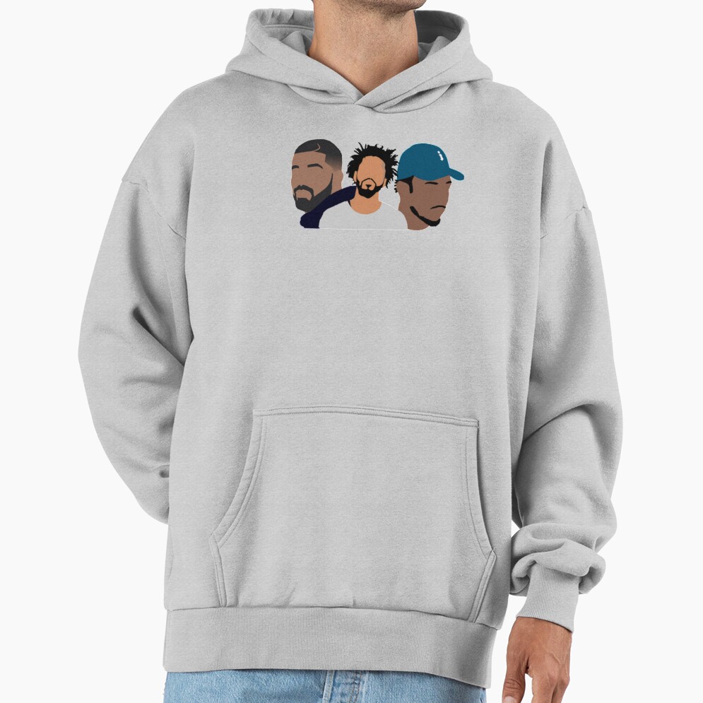 Drake J Cole Kendrick Lamar Art Hoodie - Image 4