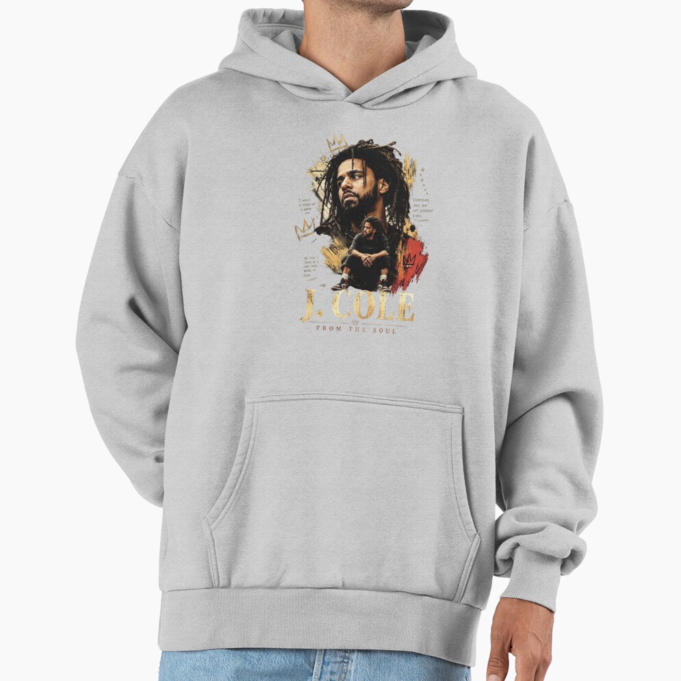 J Cole Vintage Rap Hoodie - Image 4