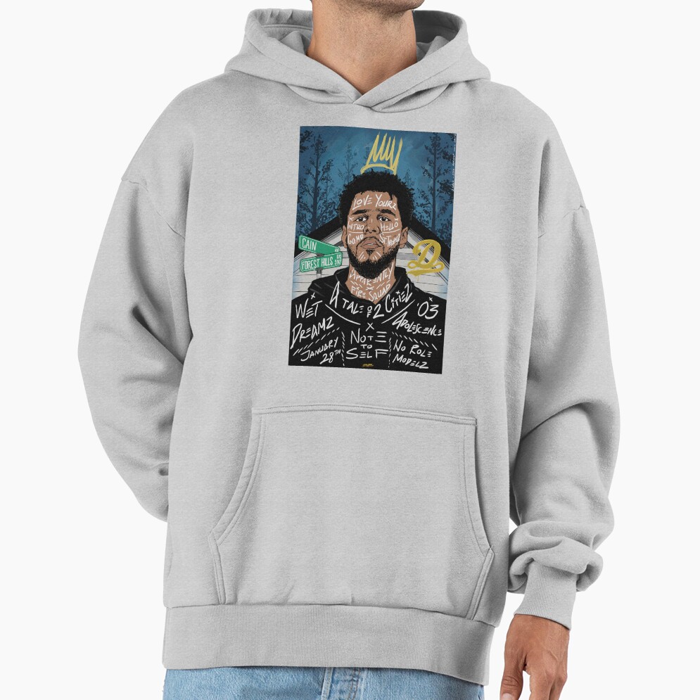 J Cole Forest Hills Drive Hoodie - Image 4