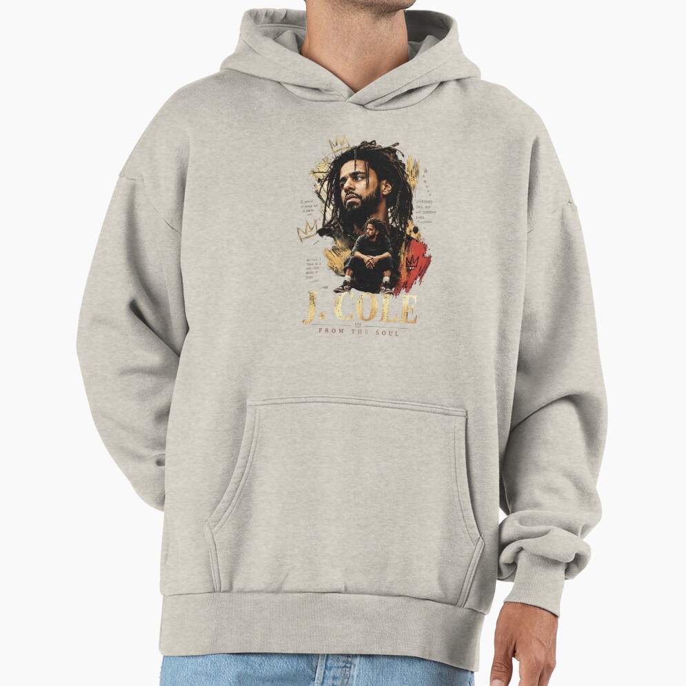 J Cole Vintage Rap Hoodie - Image 3