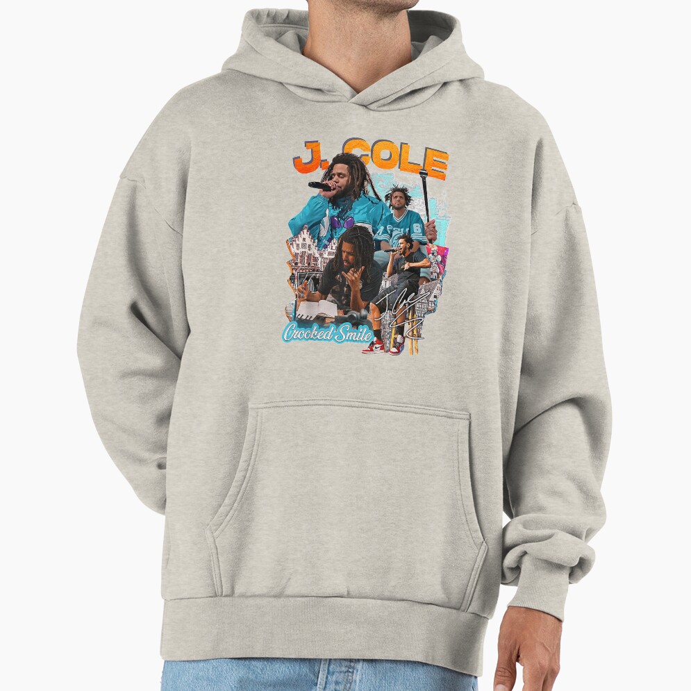 Cole Tee For Men Women Rapper Retro Vintage Hoodie - Image 3
