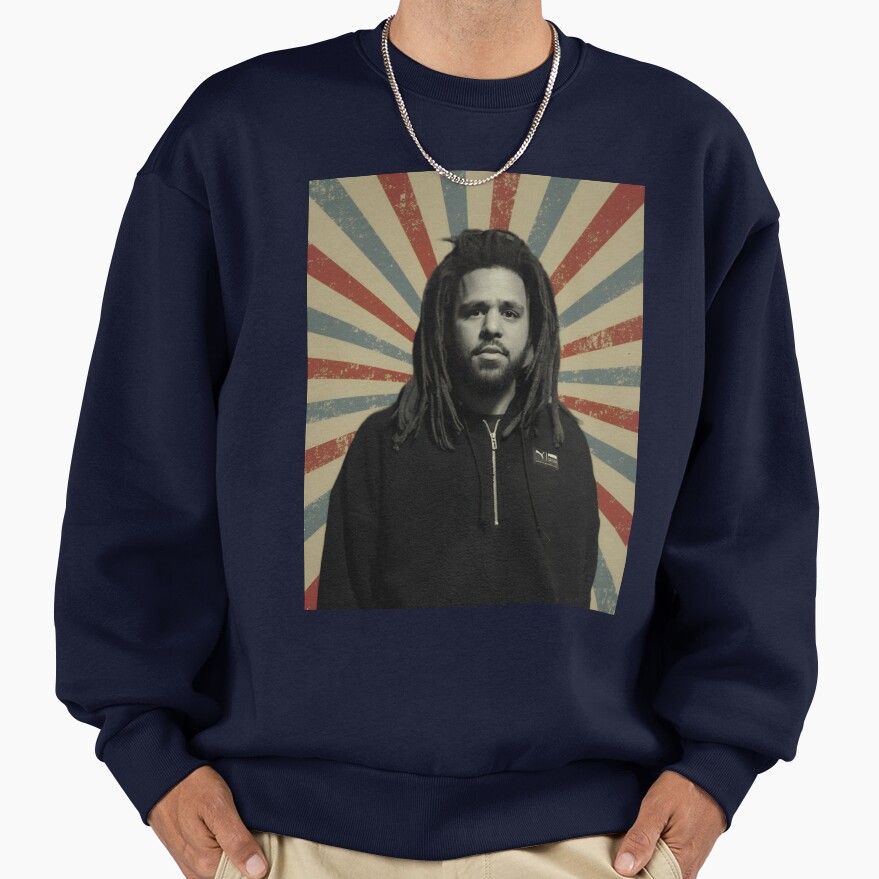 J Cole Rapper Vintage Rap Music Retro Sweatshirt - Image 5