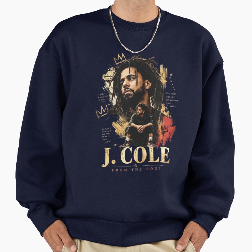 J Cole Vintage Rap Sweatshirt - Image 5