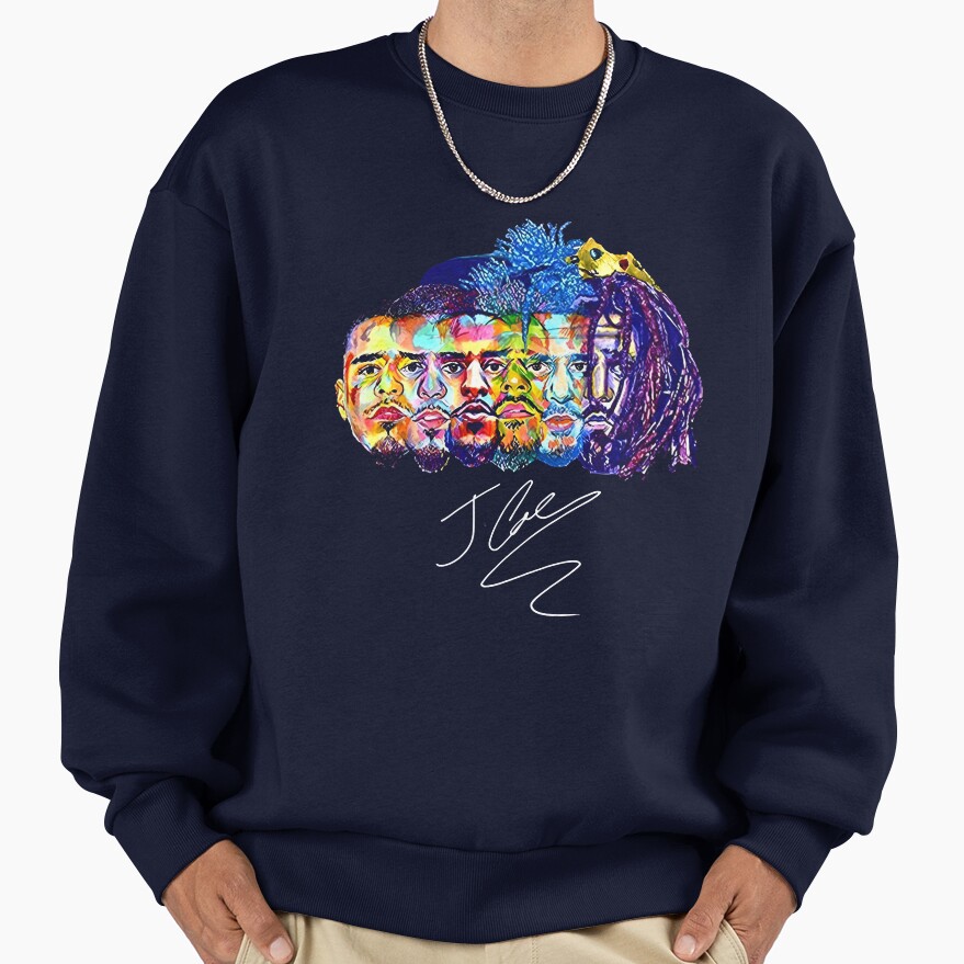 J Cole Rapper Vintage Rap Music Sweatshirt - Image 5