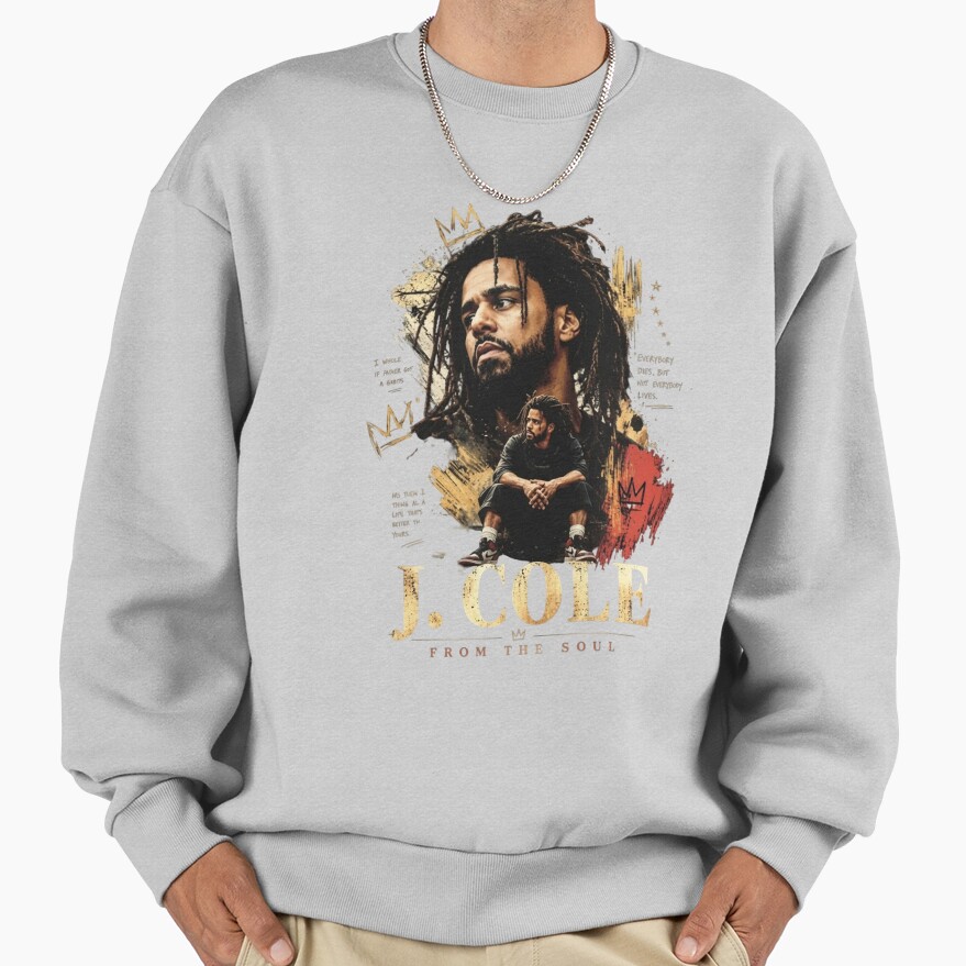 J Cole Vintage Rap Sweatshirt - Image 4