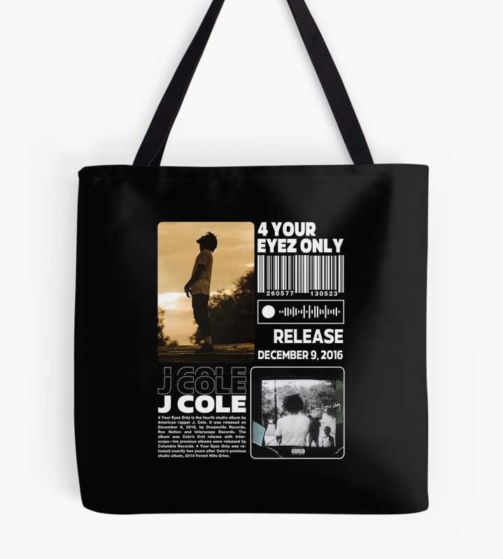 J Cole 4 Your Eyez Only Tote Bag