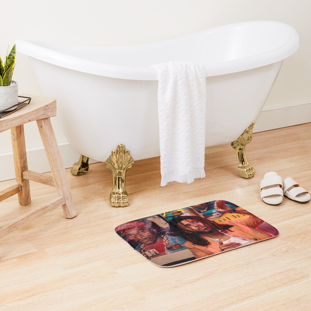 J Cole Portrait Tapestry Bath Mat - Image 2