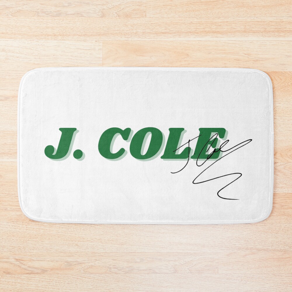 J Cole Signature Bath Mat
