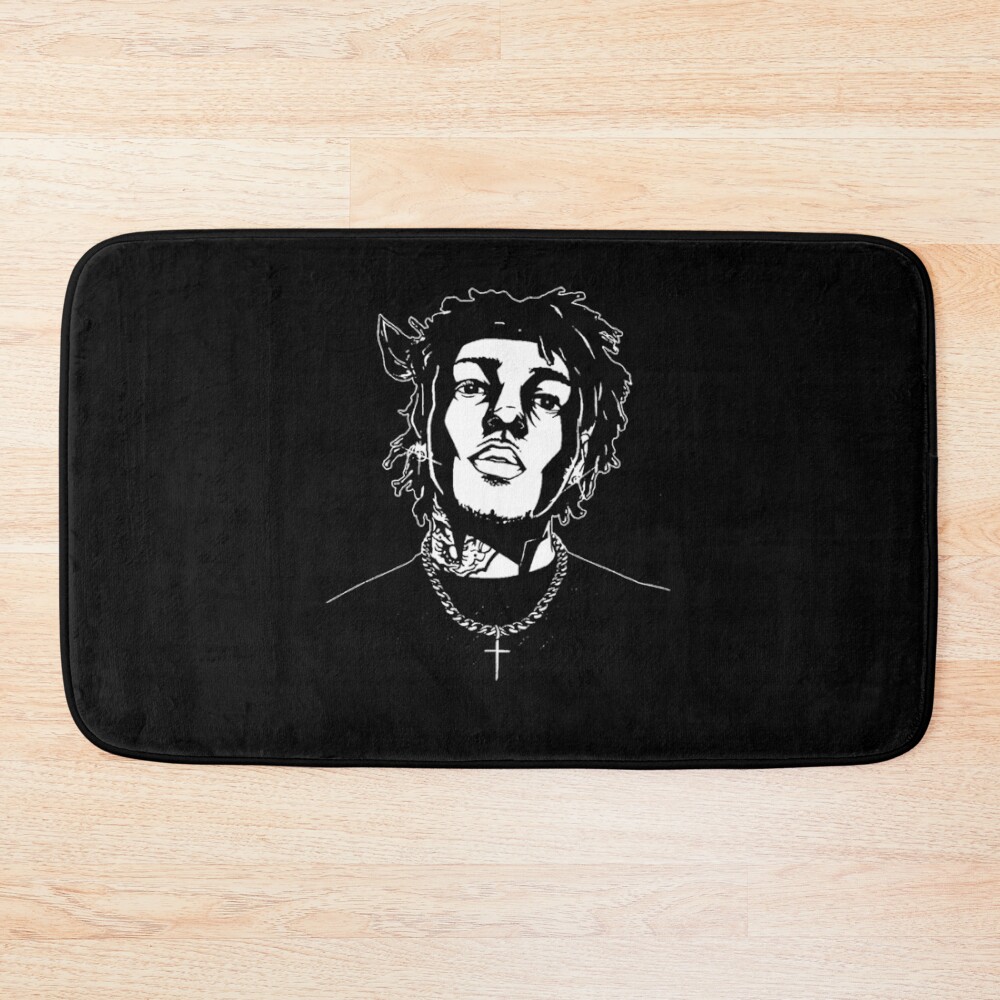 Jid J. Cole Black Color Bath Mat