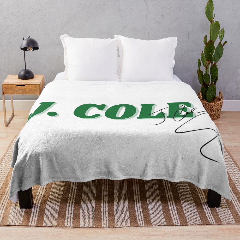J Cole Signature Throw Blanket