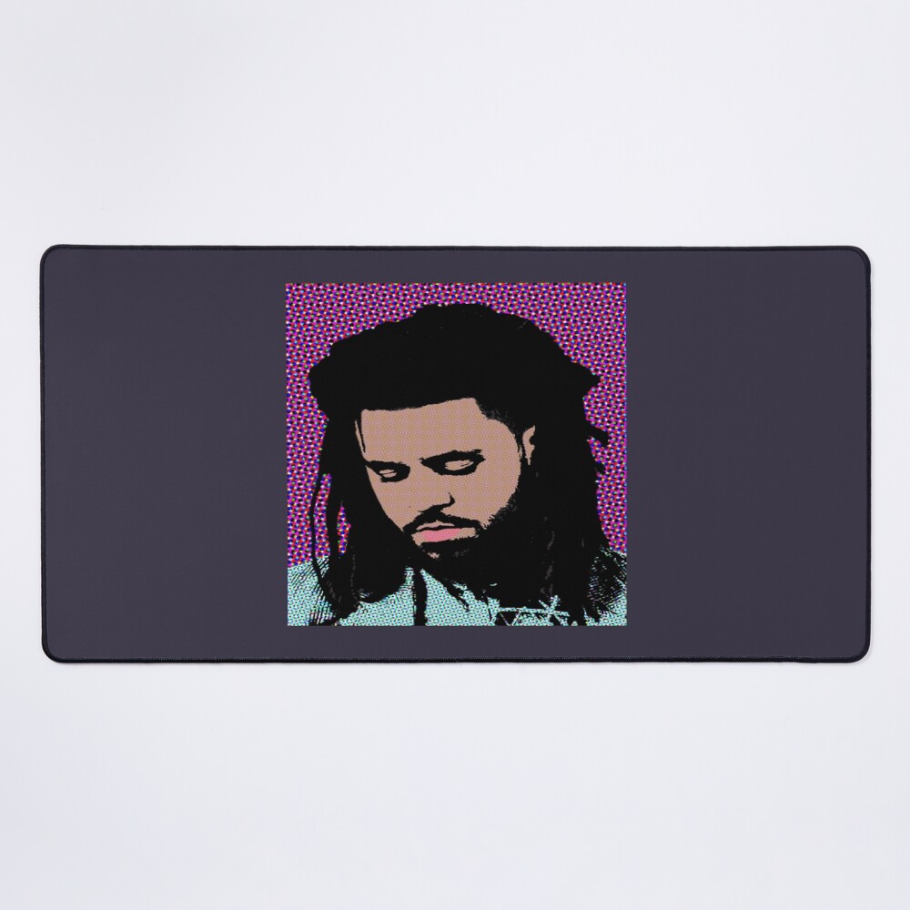 Mens Funny J Cole Style Pop Art Mouse Pad
