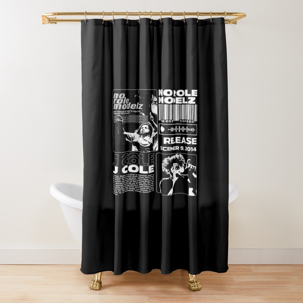 J Cole Rapper No Role Modelz Shower Curtain