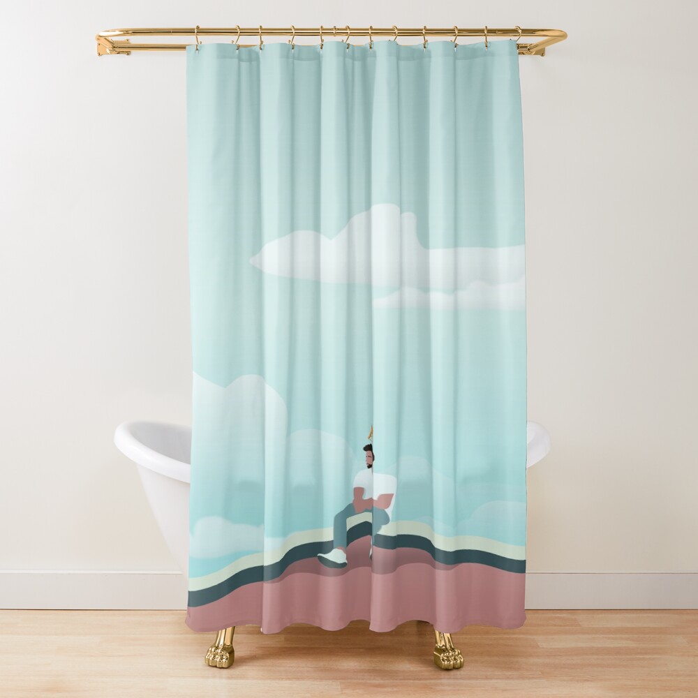 J Cole 2014 Forest Hills Drive X Born Sinner Poster Shower Curtain