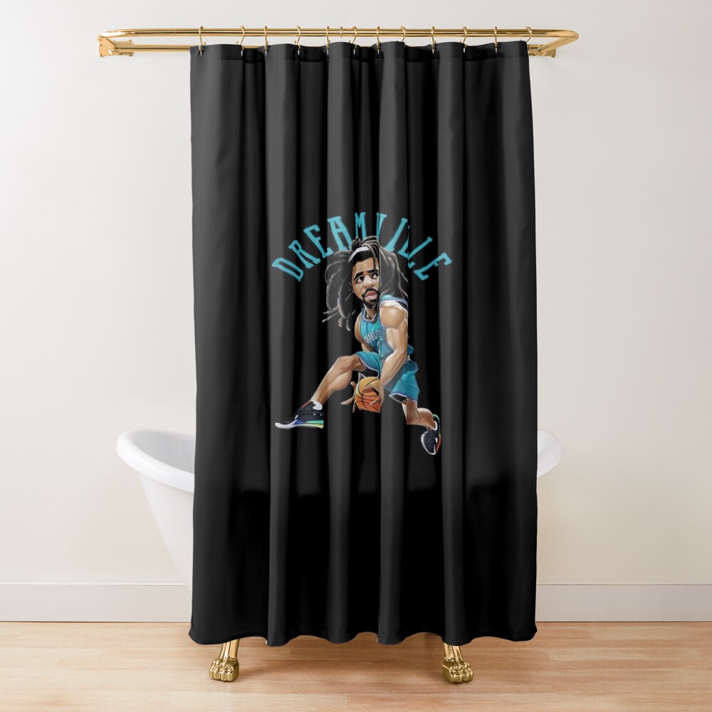 J Cole Rapper Dream Ville Shower Curtain