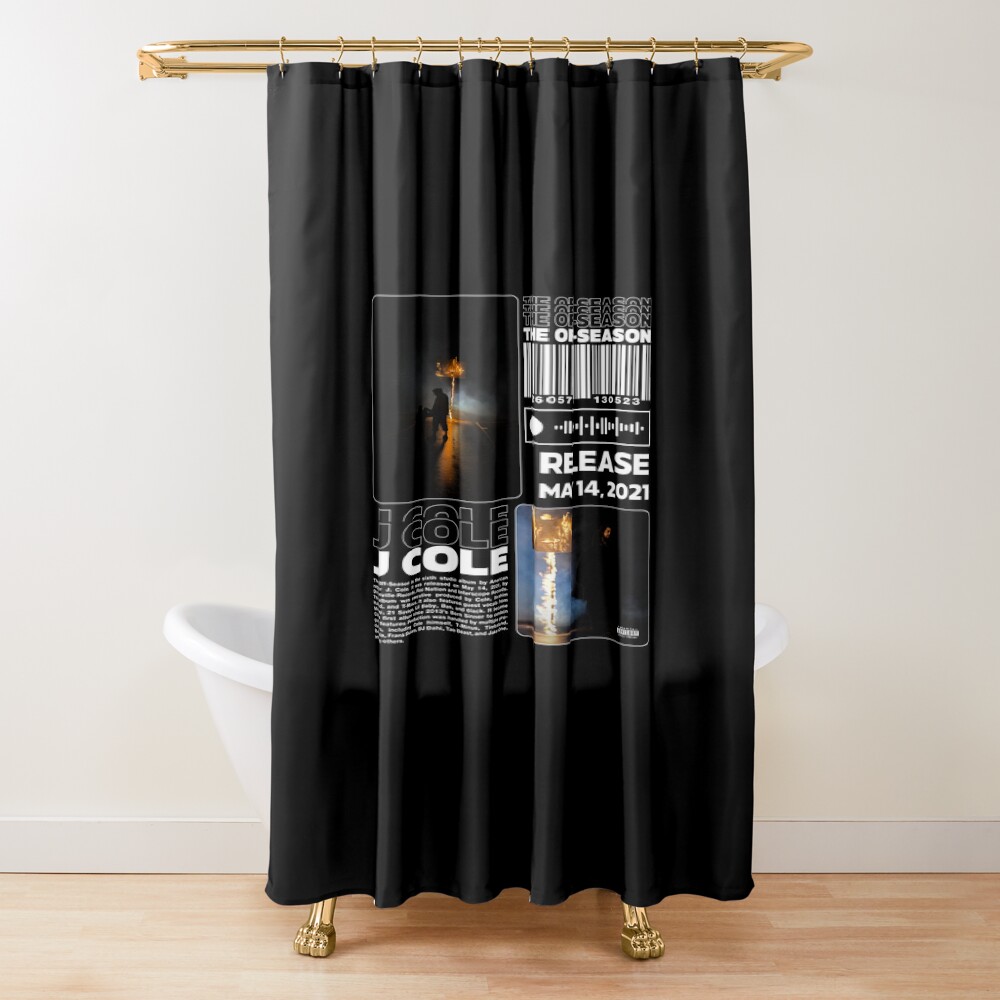 J Cole Rapper Release May 14 Shower Curtain