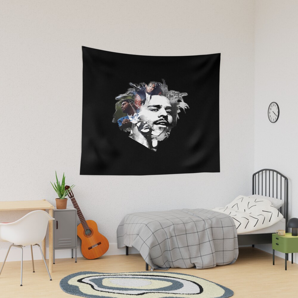 J Cole Memories Tapestry