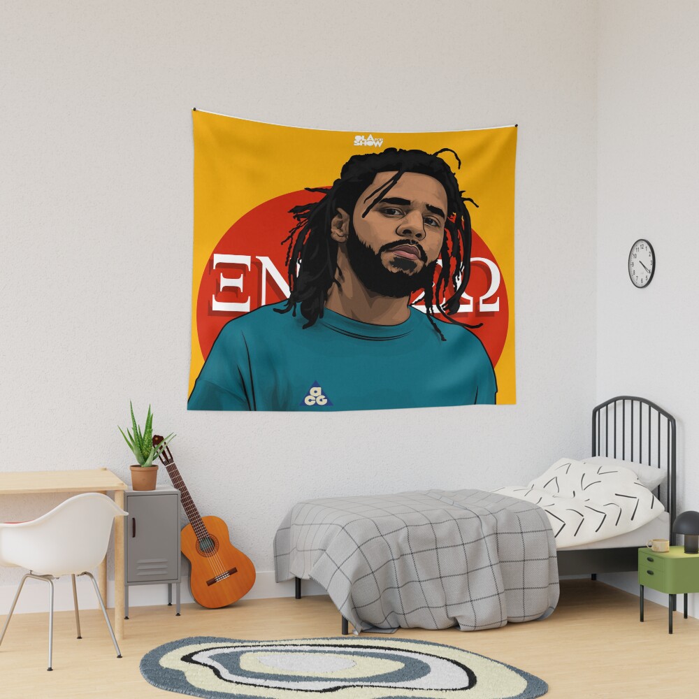 Jcole Yellow Red Color Tapestry