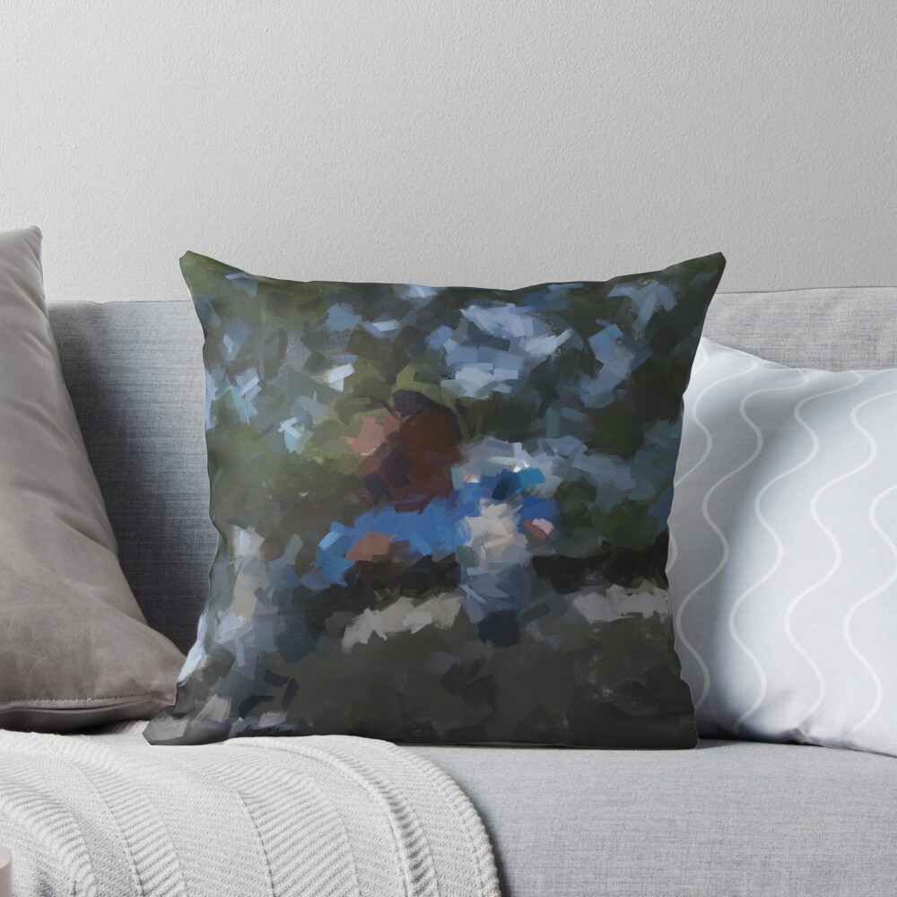 Jcole Album Cover Painting Throw Pillow